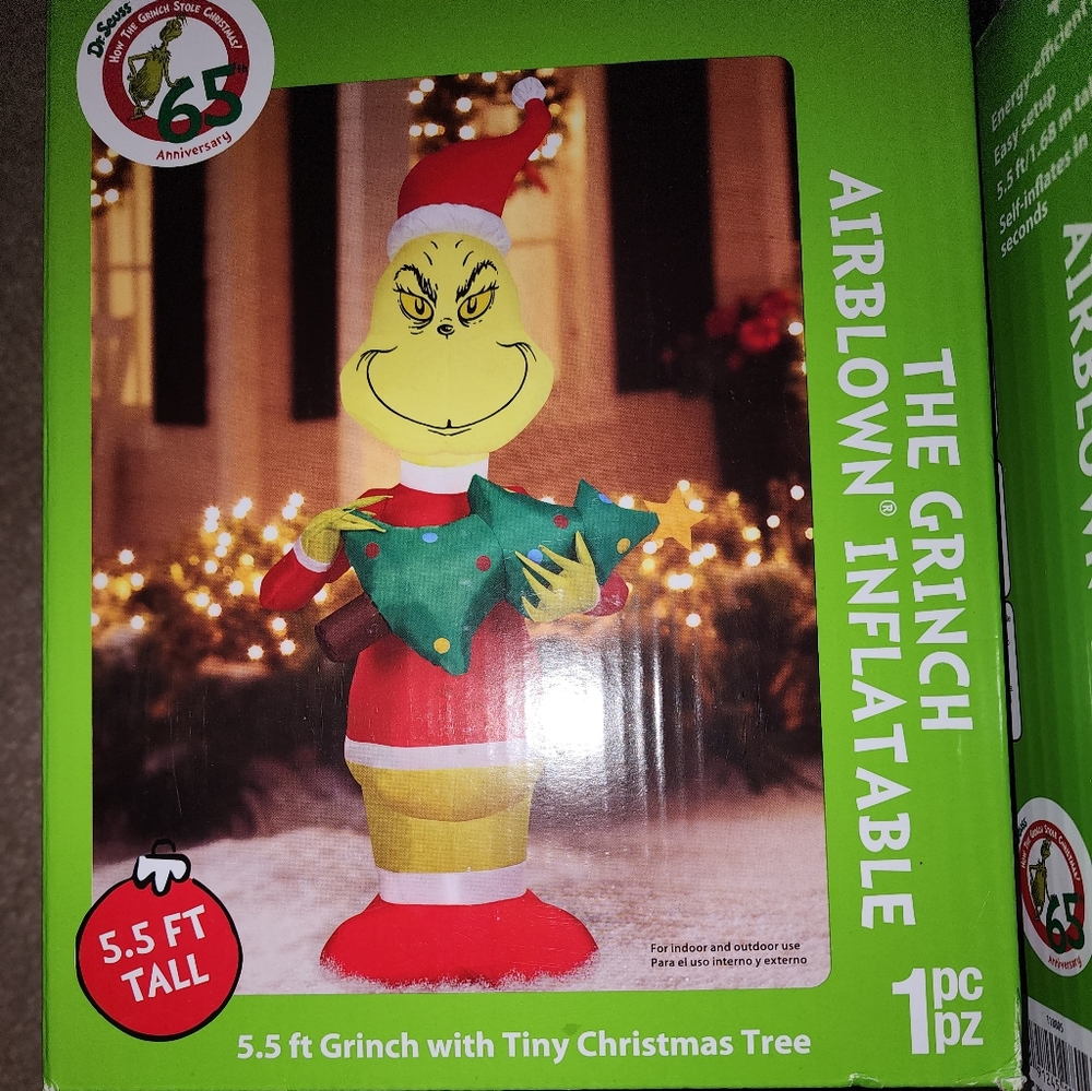 Grinch inflatable